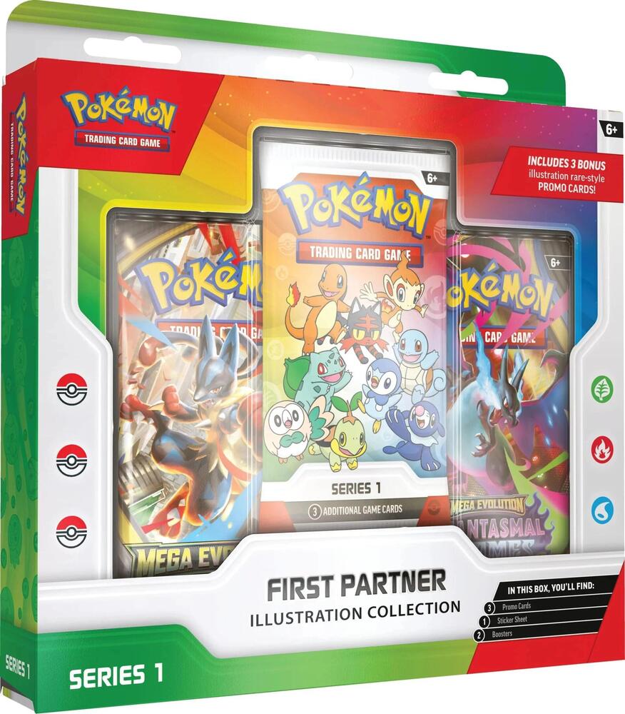Pokémon Ascended Heroes First Partner Illustration Collection Case (Series 1) Wave 1 - Limit 1