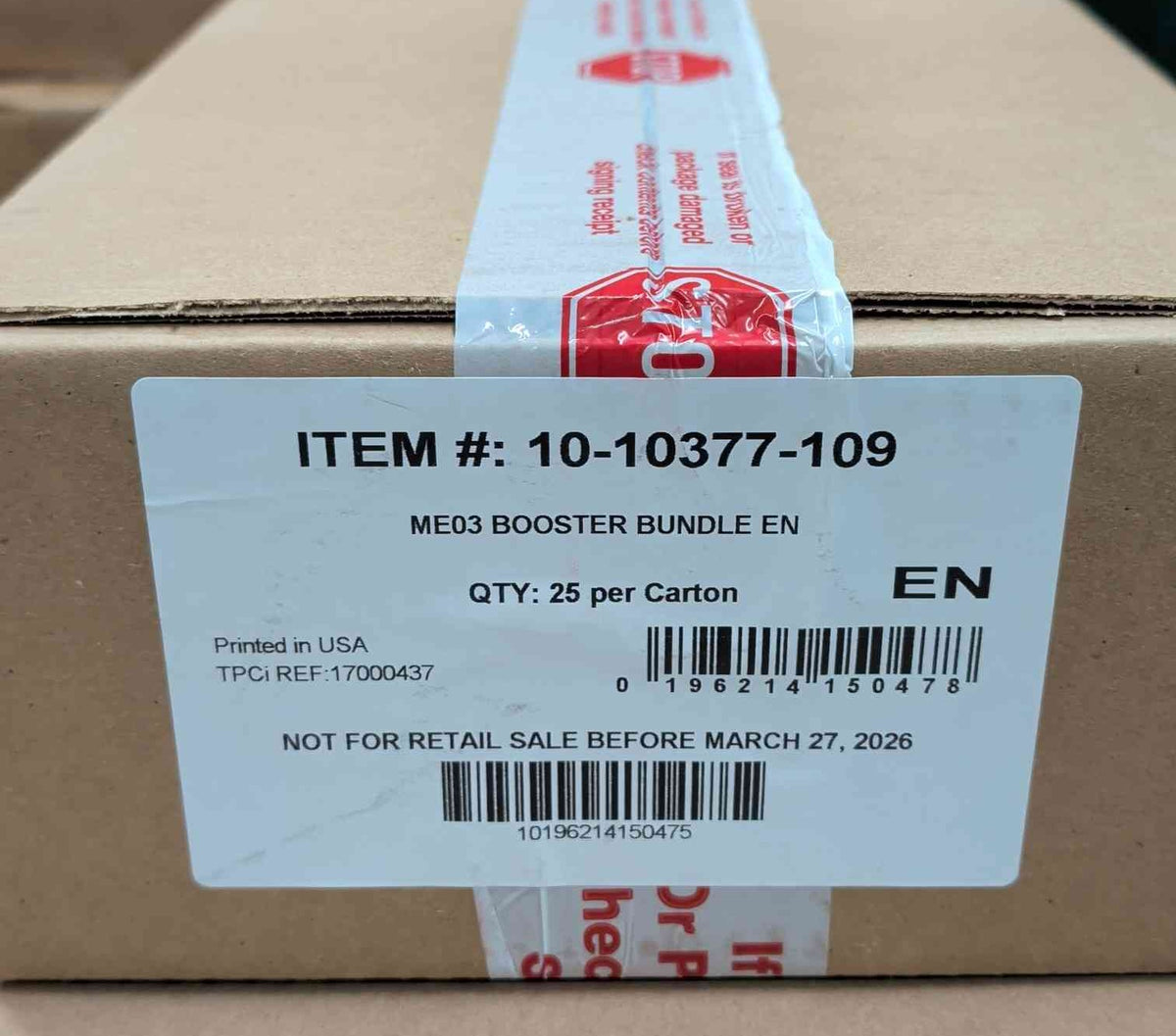 Pokemon - ME03 Perfect Order Booster Bundle Case