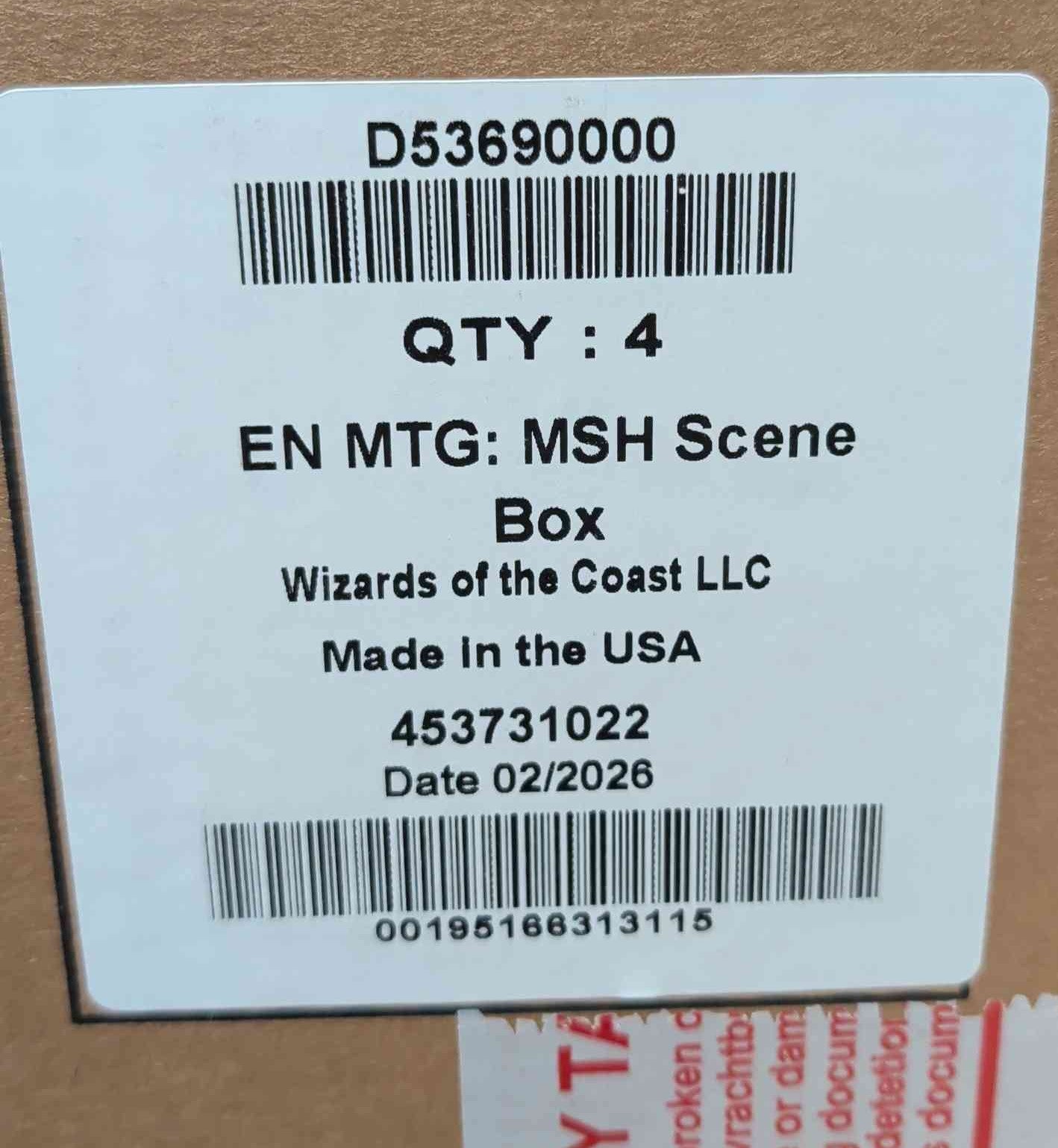 MTG - Marvel Superheroes Scene Box