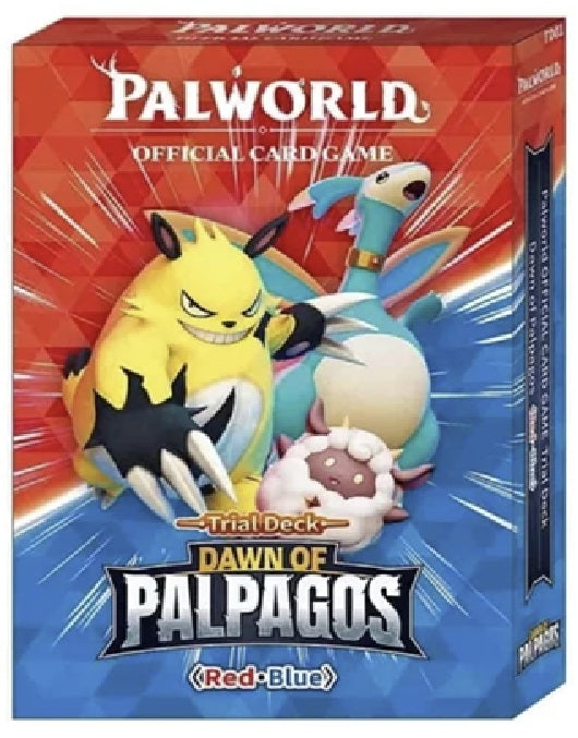 Pal World - Dawn of Palpagos Red and Blue Deck Display