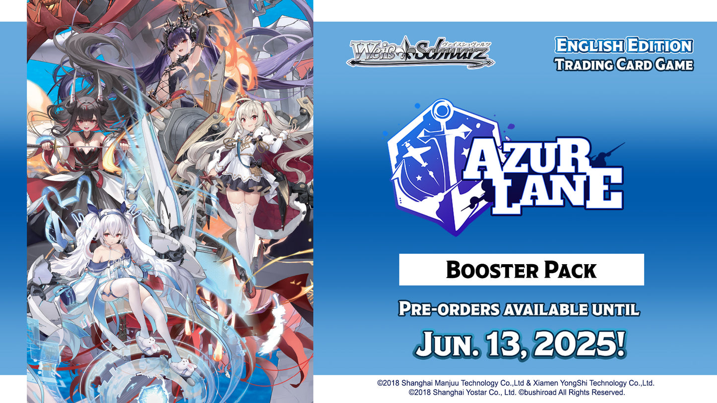 Weiss Schwarz - Azur Lane Vol 2. 4x Booster Boxes Preorder 10/17 Release