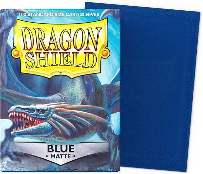 Dragon Shield - 100ct Matte Blue Sleeves