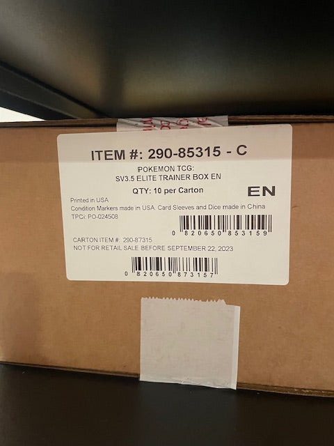 Pokemon - Scarlet / Violet 151 Regular ETB Case