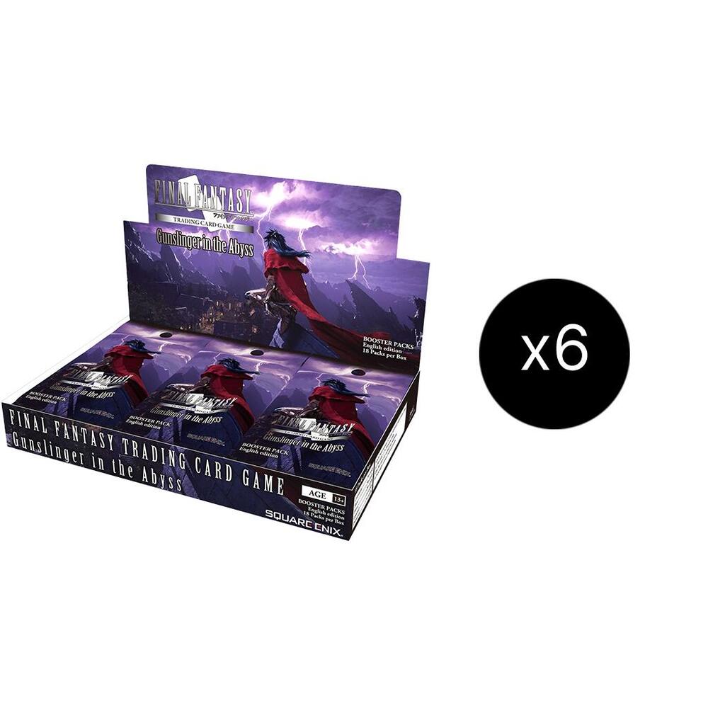 Final Fantasy TCG - Gunslinger in the Abyss Booster Box Case [6x booster boxes in a sealed inner case]