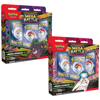 Pokémon Fall Mega Gengar & Mega Diancie Battle Deck Case{3 of each per case} [Sub Program Special]
