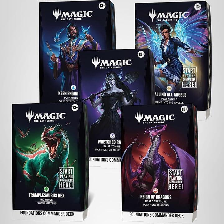 MTG - Foundations Commander Deck Display [Set of 5] - Limit 2