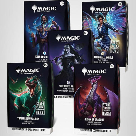 MTG - Foundations Commander Deck Display [Set of 5] - Limit 2