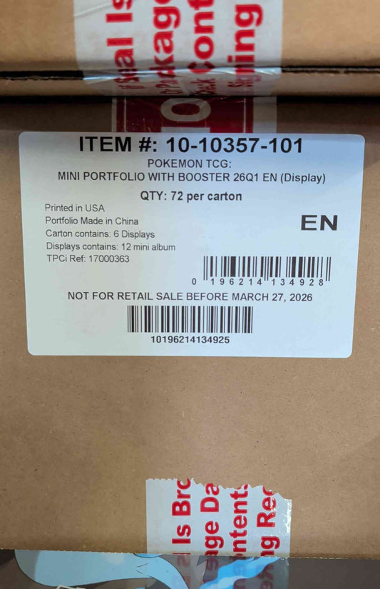 Pokemon - Mini Portfolio 26Q1 (Case)