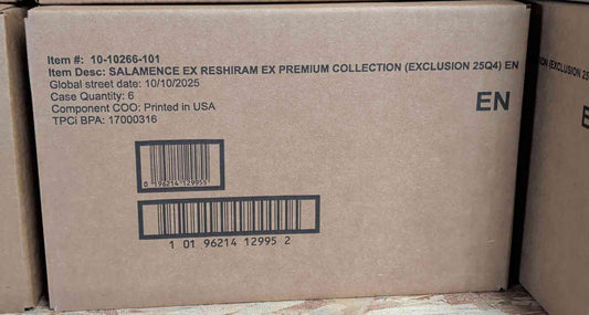 Pokemon - Salamence Ex Reshiram Ex Premium Collection Case