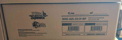 Weiss Schwarz - Azur Lane Vol 2. Booster Box Case