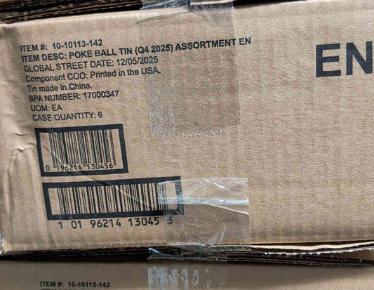 Pokemon - Poke Ball Tin Q4 2025 Reprint Case