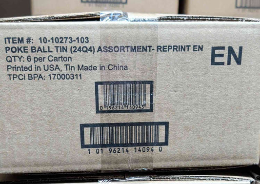 Pokemon - Poke Ball Tin Q4 2024 Reprint