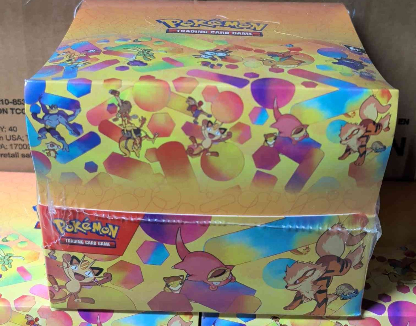 Pokemon - 151 mini tin display - See Description about sticker seal versus plastic wrap