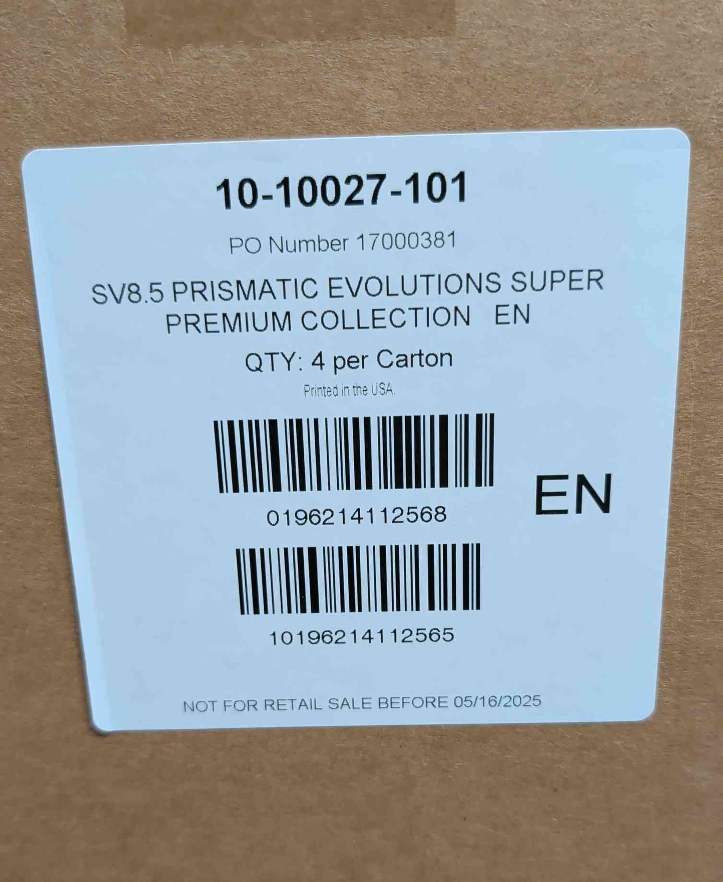 Pokemon - SV8.5 Prismatic Evolutions Super Premium Collection CASE