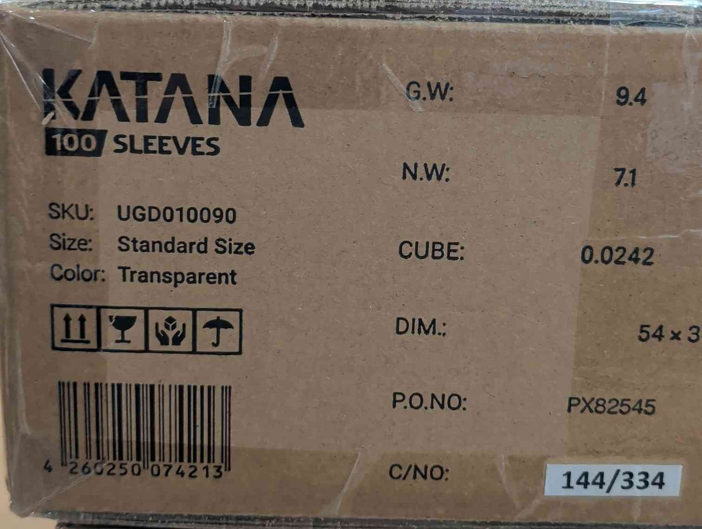 Ultimate Guard - Katana Sleeve Case (Transparent)