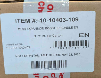 Pokemon - ME04 Chaos Rising Booster Bundle Case
