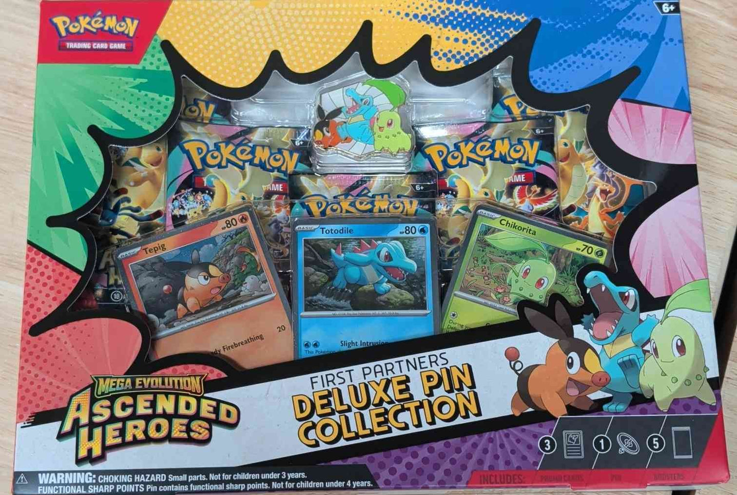 Pokemon - First Partners Deluxe Pin Collection (Each)