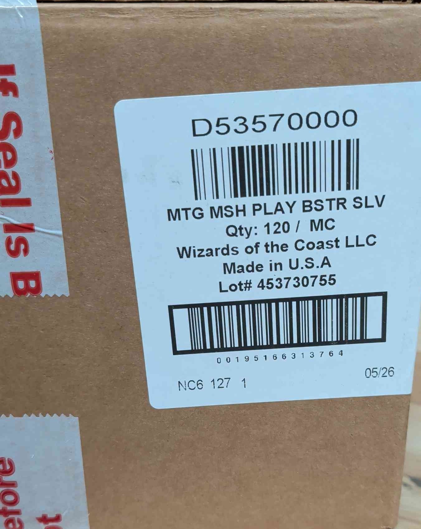 MTG - Marvel Superheroes Sleeved Booster Pack Case