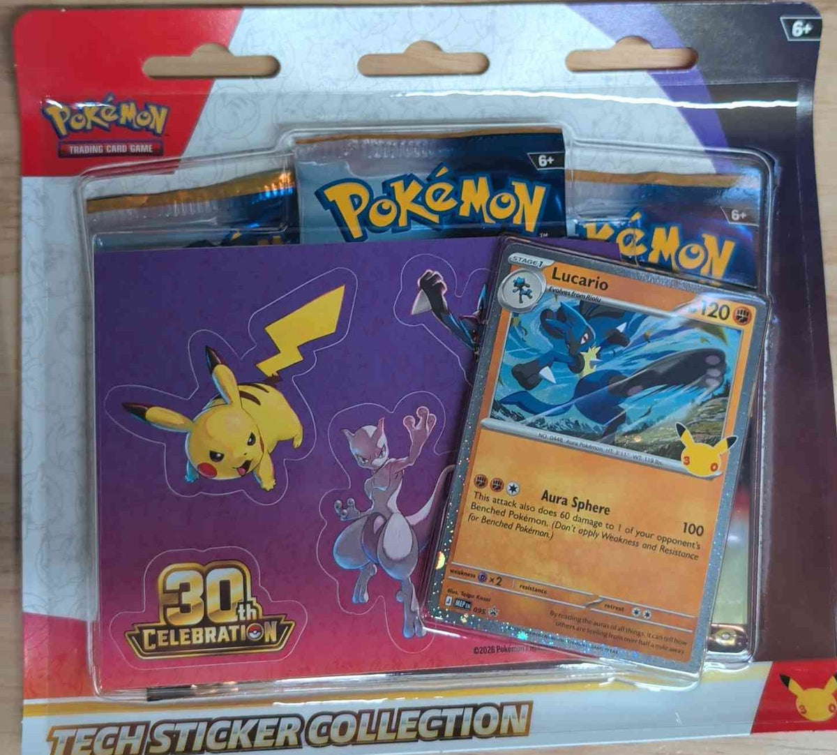 Pokemon - 30th Anniversary Tech Sticker Collection (Each)