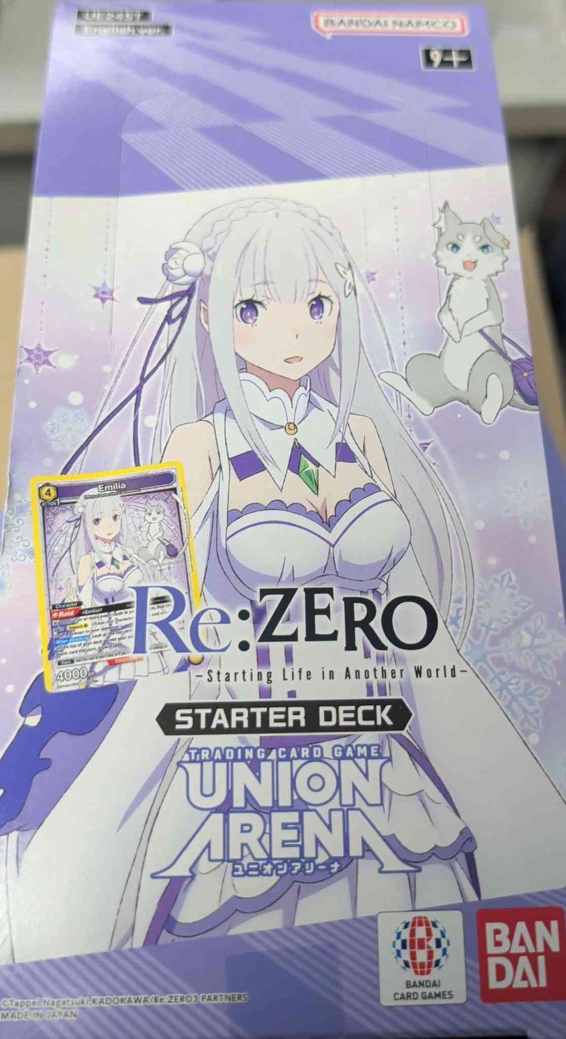 Union Arena - Re:Zero Starting Life In Another World Starter Deck Display