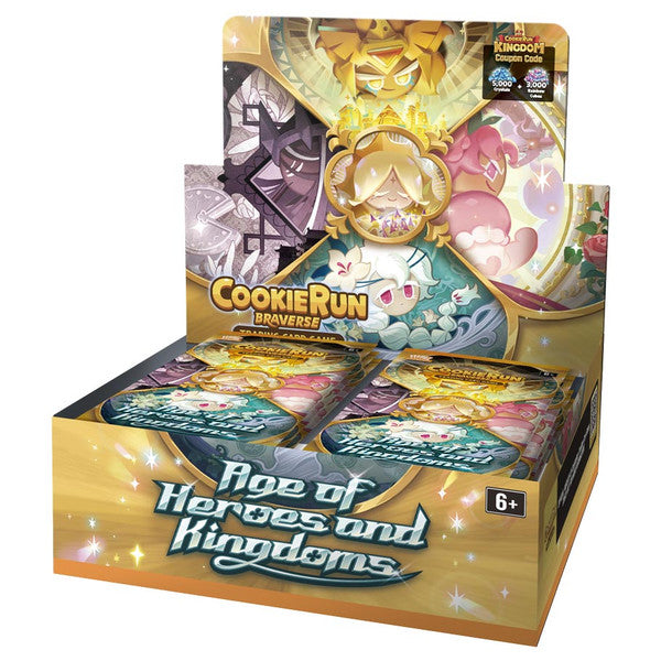 CookieRun TCG Set 2 Age of Heroes and Kingdoms Sealed Booster Box Case [8x boxes]