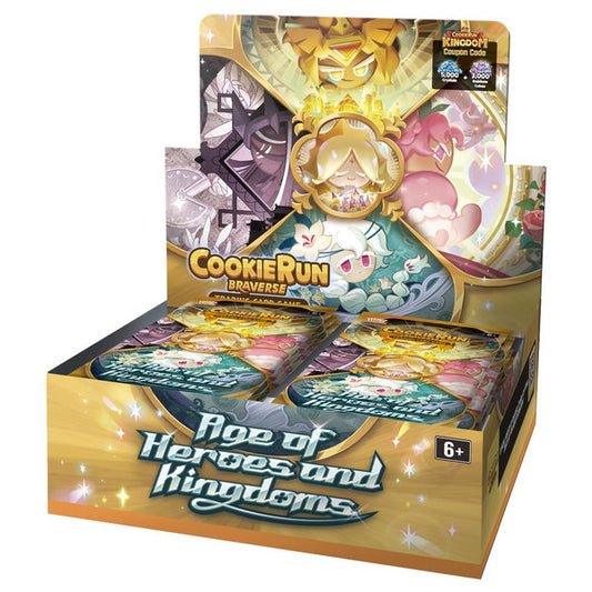 CookieRun TCG Set 2 Age of Heroes and Kingdoms Sealed Booster Box Case [8x boxes]