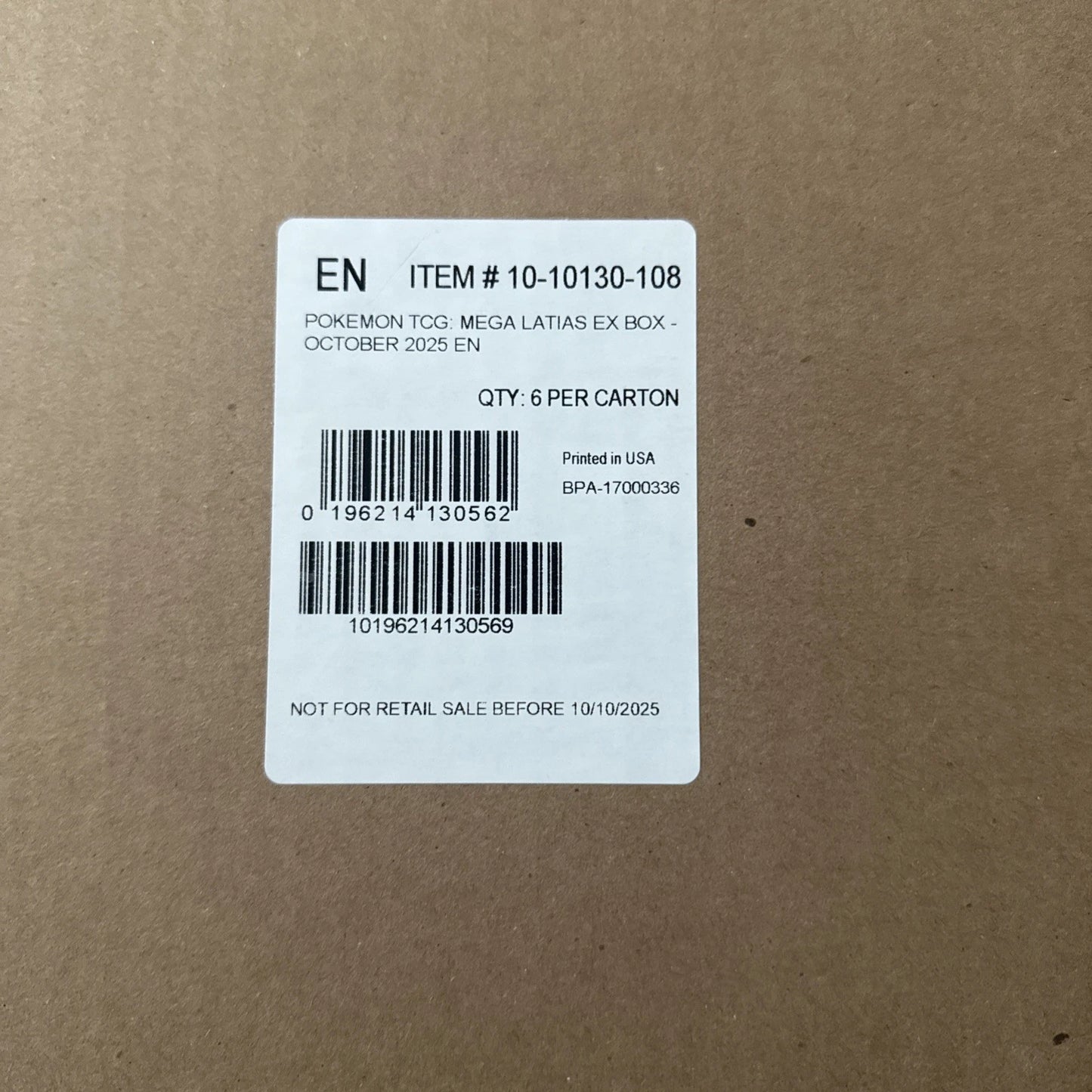 Pokémon Mega Latias EX Box Case [Sub Program Special]