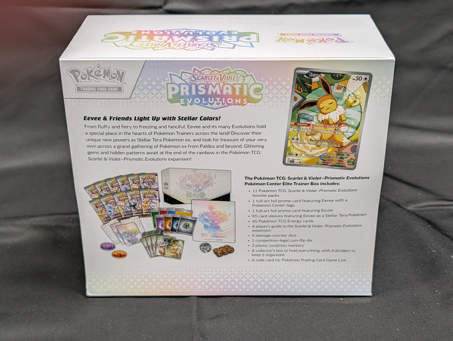 Pokemon - Prismatic Evolutions Pokemon Center Elite Trainer Box