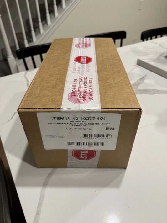 Pokémon Temporal Forces Sleeved Booster Case [Sub Program Special]