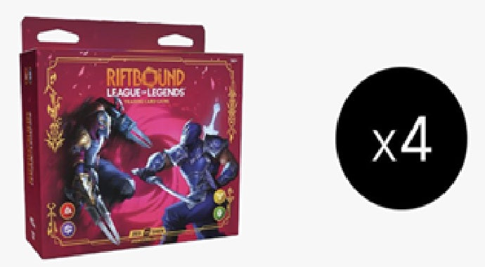 Riftbound - Vendetta Showdown Deck Display (Zed and Shen)