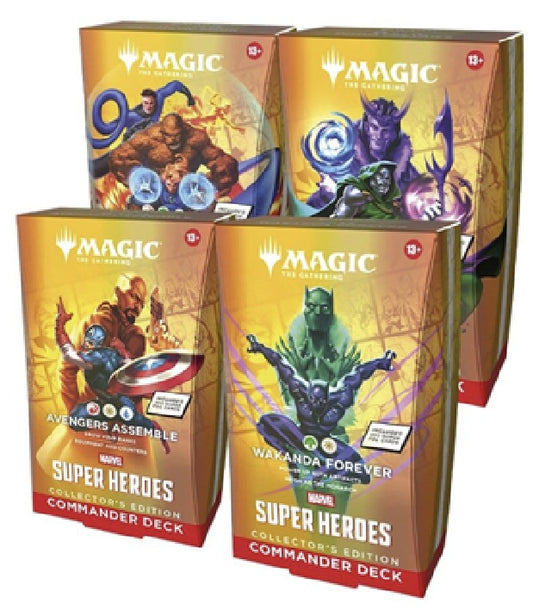 MTG - Marvel Superheroes Collector Commander Display
