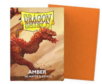Dragon Shield - 100ct Matte Amber Sleeves