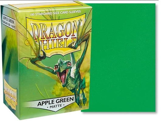 Dragon Shield - 100ct Matte Apple Green Sleeves
