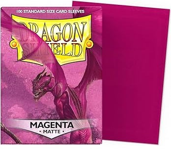 Dragon Shield - 100ct Matte Magenta Sleeves
