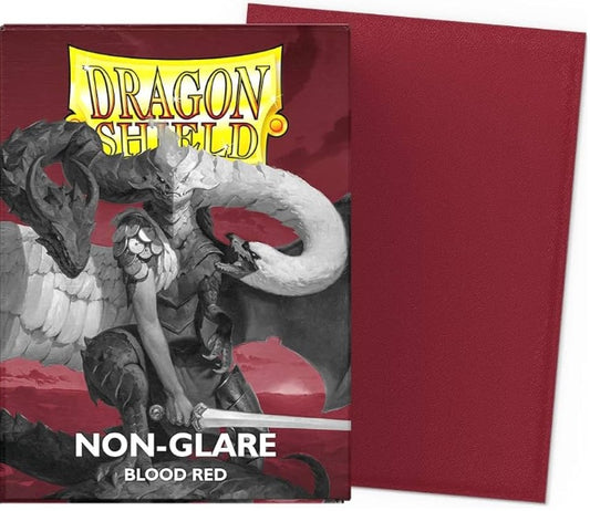 Dragon Shield - Matte Non-Glare Blood Red Sleeves