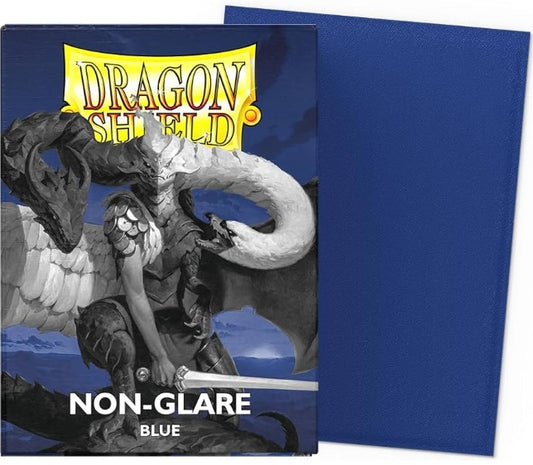 Dragon Shield - 100ct Matte Non-Glare Blue Sleeves