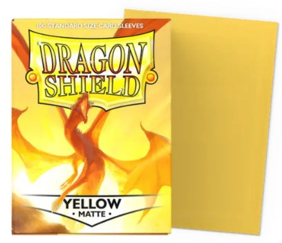 Dragon Shield - 100ct Matte Yellow Sleeves