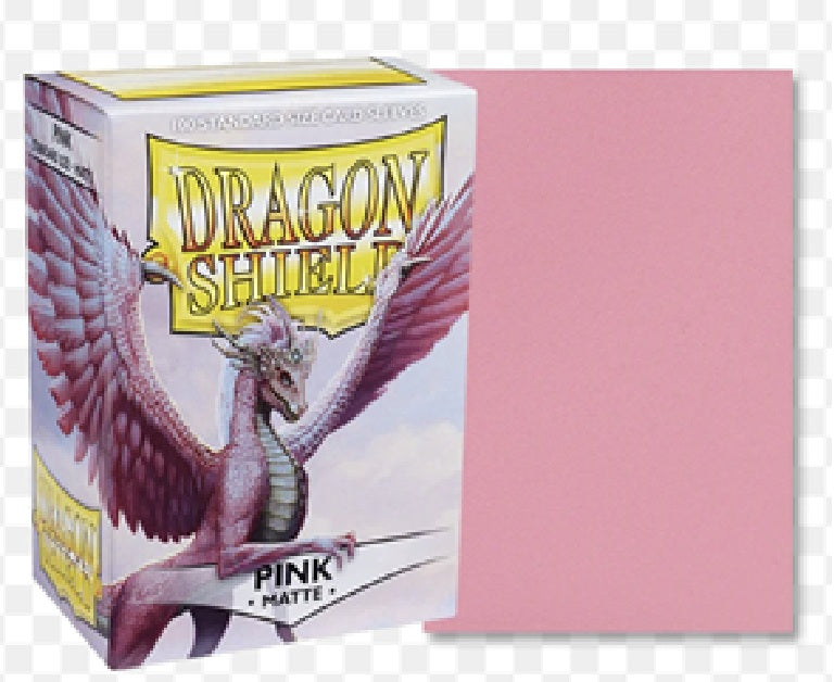 Dragon Shield - Matte Pink Sleeves
