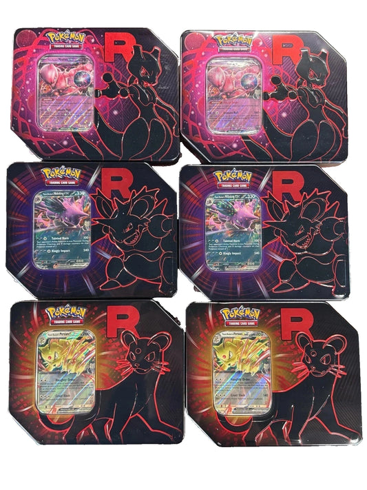 Pokémon Mega Team Rocket Tin Case [Sub Program Special]