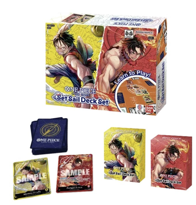 One Piece - Set Sail Starter Deck Display